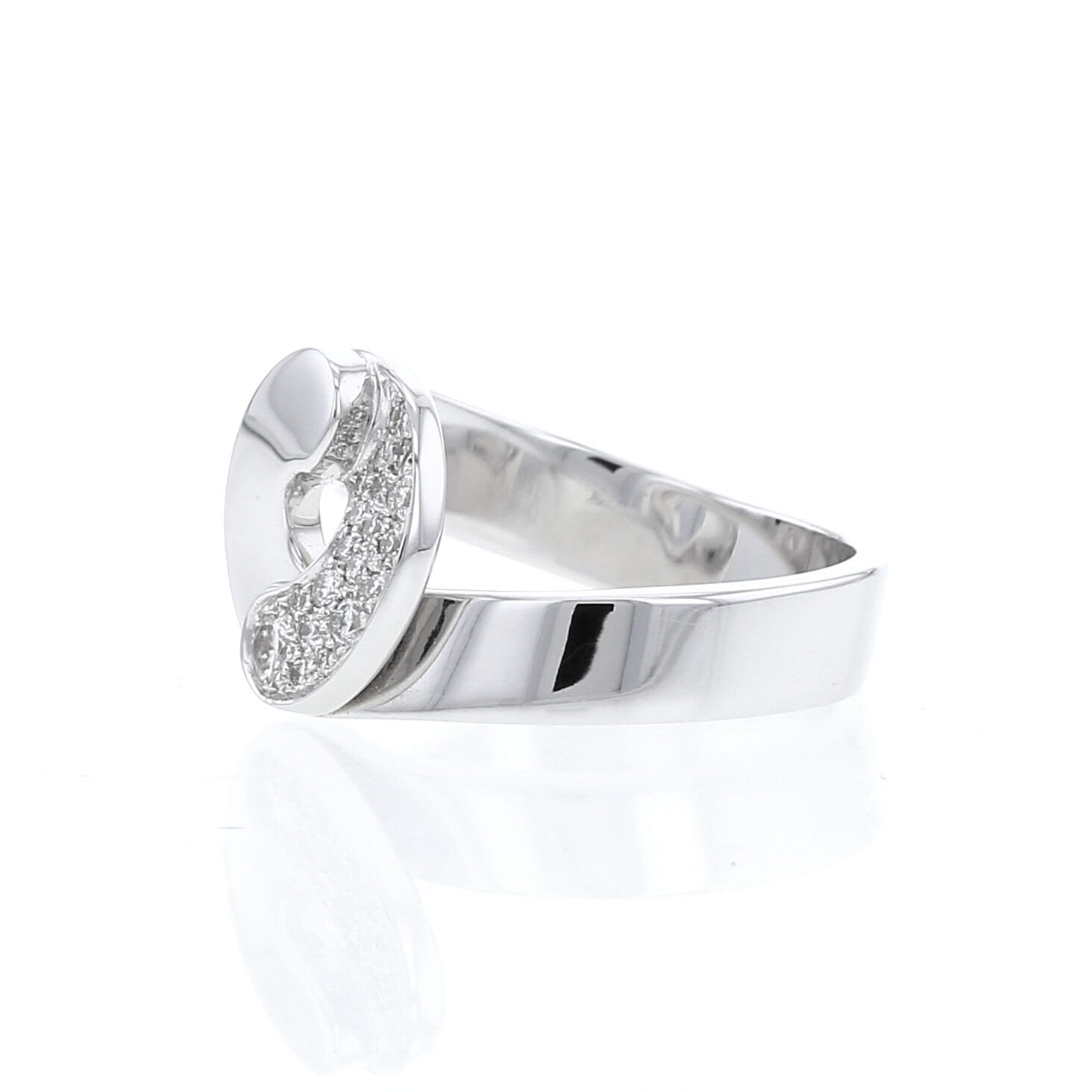Dinh Van Double Sens ring in white gold and diamonds - Detail D2