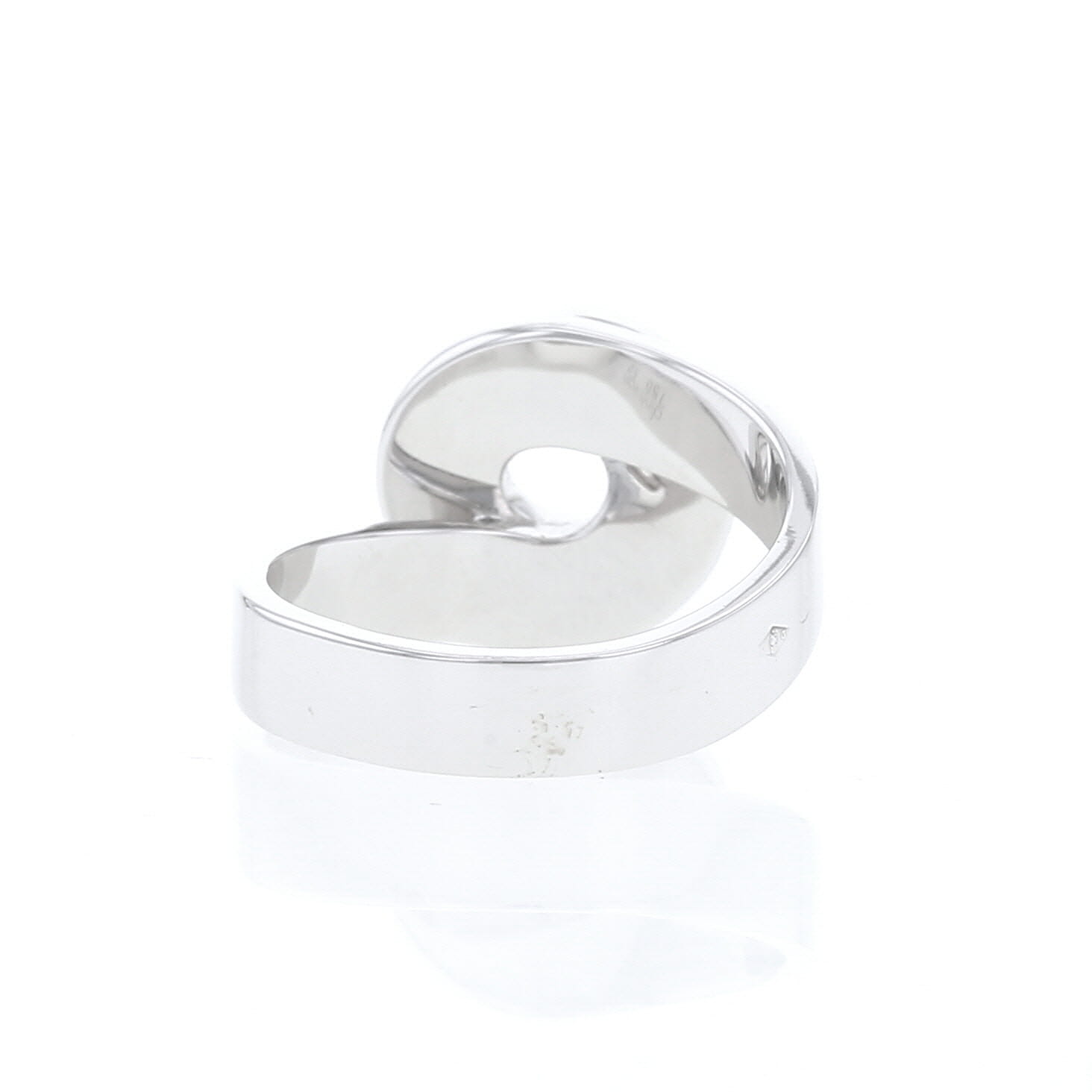 Anello Dinh Van Double Sens in oro bianco e diamanti - Detail D3