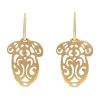 Paire de pendants d'oreilles Pomellato Ming moyen modèle en or rose - 00pp thumbnail