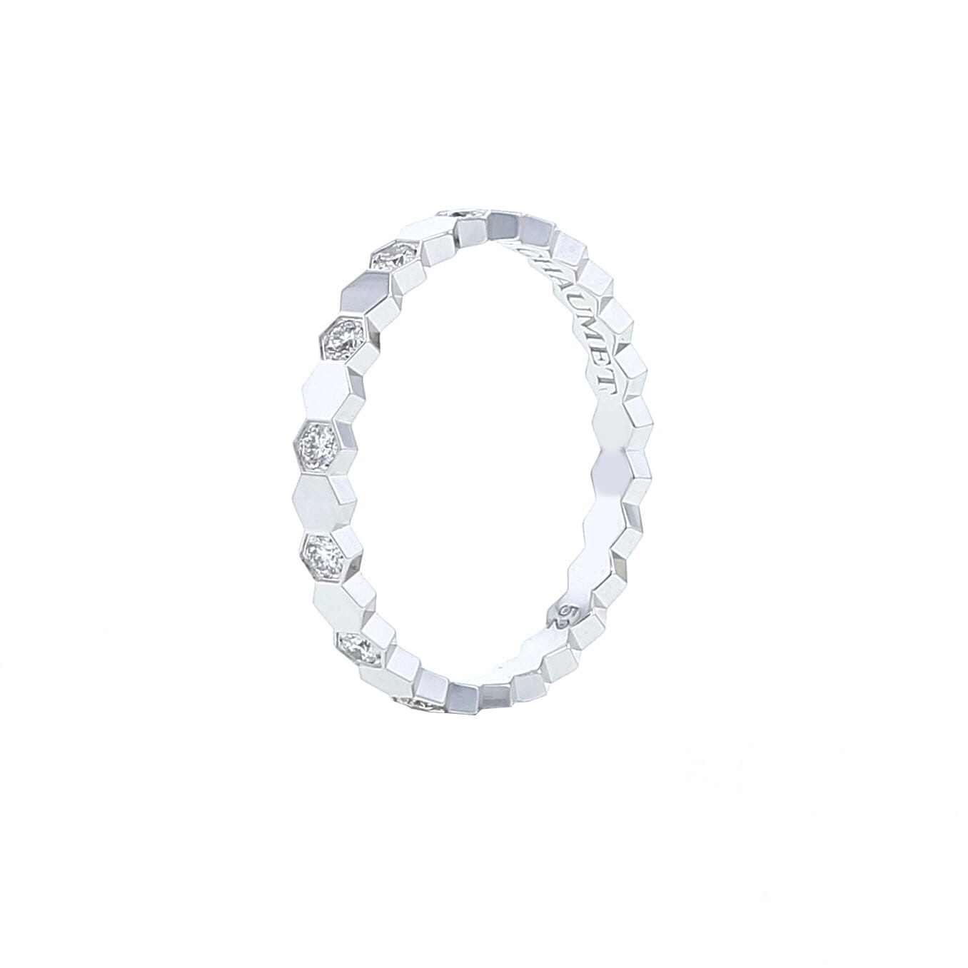 Anello Chaumet Bee my Love in oro bianco e diamanti - Detail D2