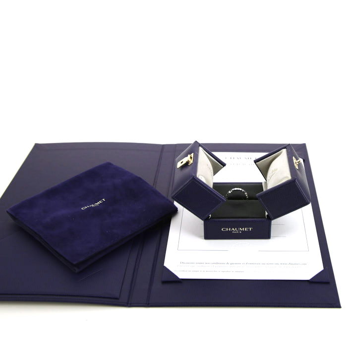 Bague Chaumet Bee my Love en or blanc et diamants - Detail D3