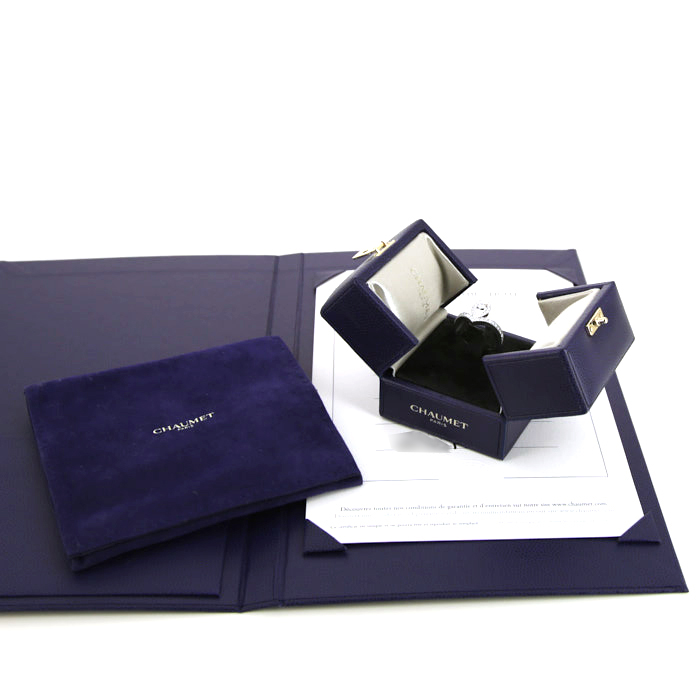 Chaumet Joséphine Aigrette ring in white gold and diamonds - Detail D4