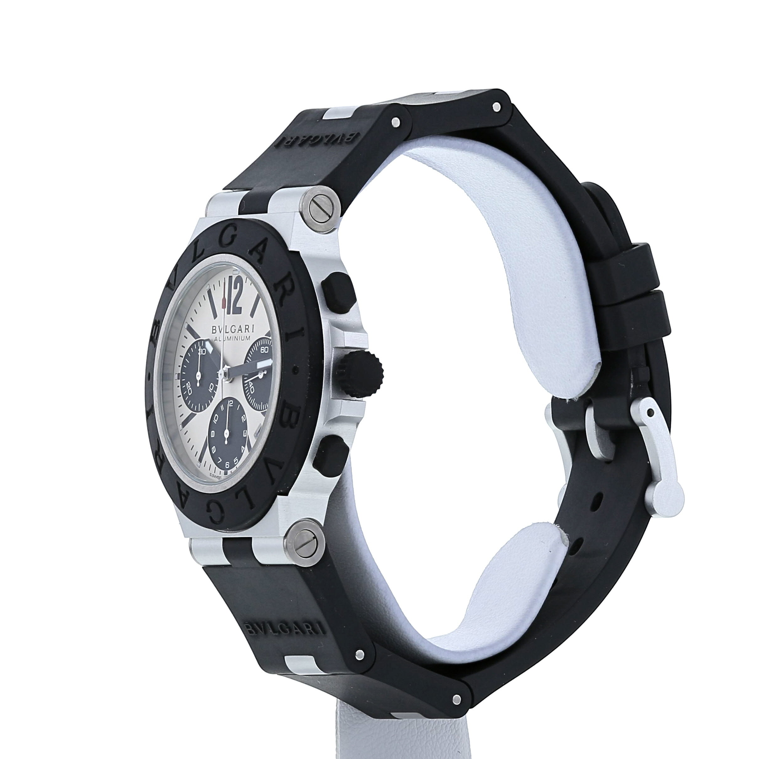 Orologio Bulgari Bulgari Bulgari in alluminio Ref :  BB40AT.CH Circa  2021 - Detail D3