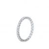 Wedding ring in white gold and diamonds (1,20 carat) - Detail D2 thumbnail