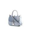Bolso de mano Louis Vuitton Chain It en lona y cuero azul - 00pp thumbnail