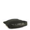 Shopping bag Hermès in pelle intrecciata nera e pelle gold - Detail D4 thumbnail