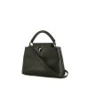 Louis Vuitton Capucines BB handbag in black grained leather - 00pp thumbnail
