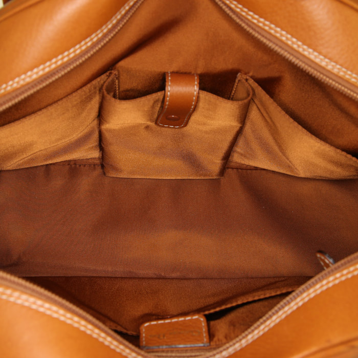 Borsa Dior Saddle Bowler in pelle gold - Detail D2