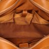 Bolso de mano Dior Saddle Bowler en cuero color oro - Detail D2 thumbnail