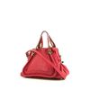 Chloé Paraty handbag in pink grained leather - 00pp thumbnail
