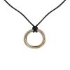 Cartier Trinity large model necklace in 3 golds and diamonds - 00pp thumbnail
