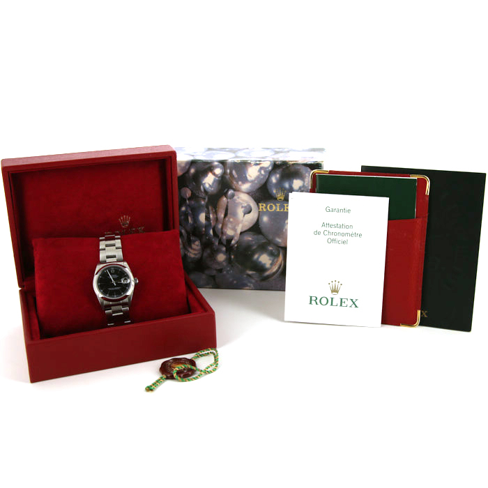 Rolex Datejust watch in stainless steel Ref:  78240 Circa  2004 - Detail D2