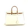 Hermes Birkin 40 cm handbag in white togo leather and gold togo leather - 360 thumbnail