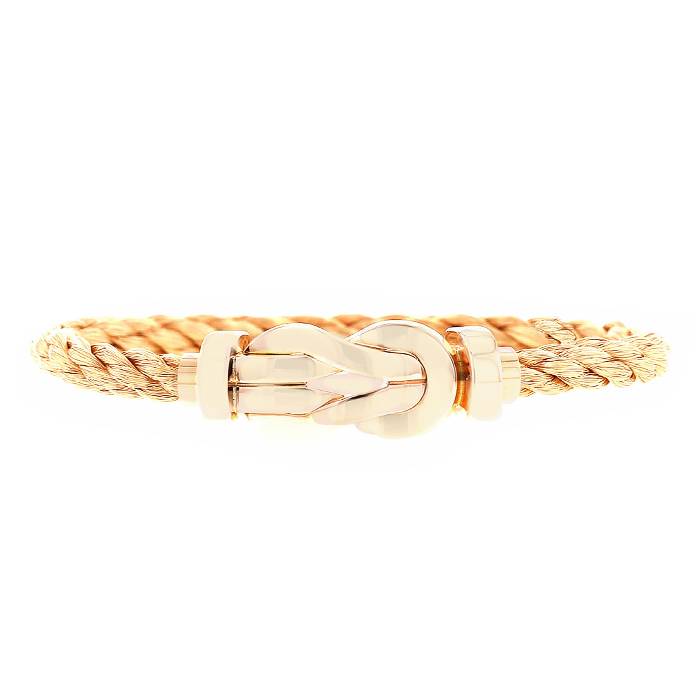 Fred Chance Infinie large model bracelet in pink gold - 00pp