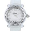 Chopard Happy Sport watch in stainless steel and white ceramic Ref:  8507 Circa  2010 - 00pp thumbnail