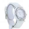 Chopard Happy Sport watch in stainless steel and white ceramic Ref:  8507 Circa  2010 - Detail D1 thumbnail