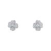Van Cleef & Arpels Cosmos small model earrings in white gold and diamonds - 00pp thumbnail