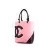 Shopping bag Chanel  Cambon in pelle trapuntata rosa e nera - 00pp thumbnail