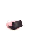 Shopping bag Chanel  Cambon in pelle trapuntata rosa e nera - Detail D4 thumbnail