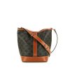 Celine Seau shoulder bag in brown Triomphe monogram canvas and brown leather - 360 thumbnail
