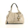 Saint Laurent handbag in beige leather - 360 thumbnail