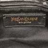 Saint Laurent Downtown small model shopping bag in gold grained leather - Detail D3 thumbnail