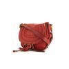 Chloé Marcie shoulder bag in red leather - 00pp thumbnail