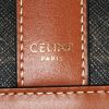 Borsa a tracolla Celine Seau modello piccolo in tela monogram marrone e pelle marrone - Detail D3 thumbnail
