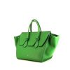 Celine Tie Bag medium model handbag in green grained leather - 00pp thumbnail