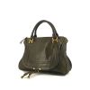 Chloé Marcie large model handbag in green python and green leather - 00pp thumbnail