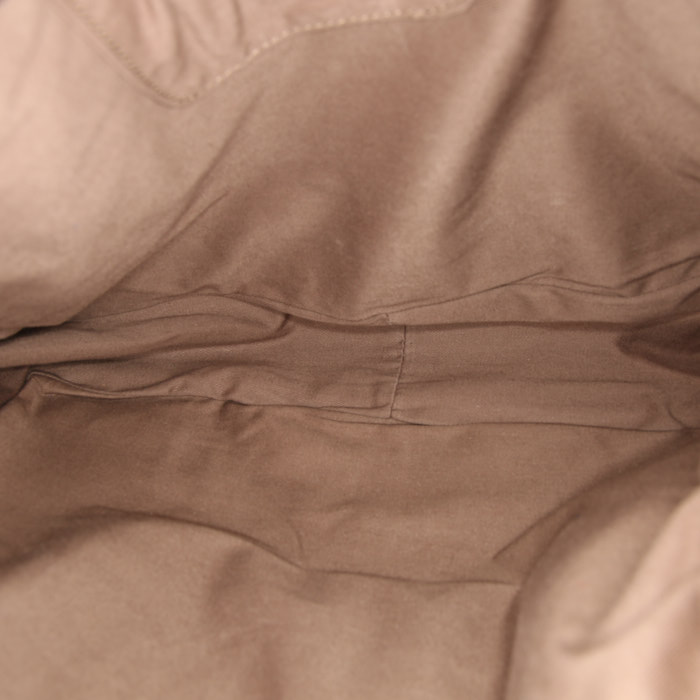 Chloé Marcie large model handbag in green python and green leather - Detail D2