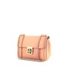 Chloé shoulder bag in pink grained leather - 00pp thumbnail