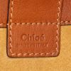 Chloé shopping bag in brown leather and yellow suede - Detail D3 thumbnail