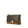 Borsa Celine Classic Box in pelle box bicolore nera e marrone caramello - 00pp thumbnail