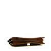 Sac à main Celine Classic Box en cuir box bicolore noir et marron-caramel - Detail D5 thumbnail
