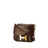 Hermes Constance handbag in brown crocodile - 00pp thumbnail