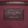 Bolso de mano Dior Dioraddict en cuero cannage color burdeos - Detail D4 thumbnail