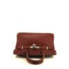 Hermes Birkin 30 cm handbag in red H Swift leather - 360 Front thumbnail