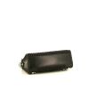 Balenciaga Classic City mini handbag in black leather and black raphia - Detail D5 thumbnail