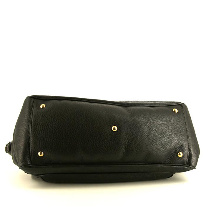 Borsa Gucci 1973 in pelle martellata nera - Detail D4