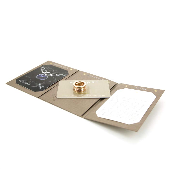 Bague Bulgari B.Zero1 en or rose et diamants - Detail D2