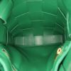 Bottega Veneta Cassette shoulder bag in green intrecciato leather - Detail D2 thumbnail