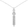 Cartier Agrafe necklace in white gold and diamonds - 00pp thumbnail