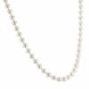 Mikimoto necklace in yellow gold and cultured pearls - Detail D1 thumbnail