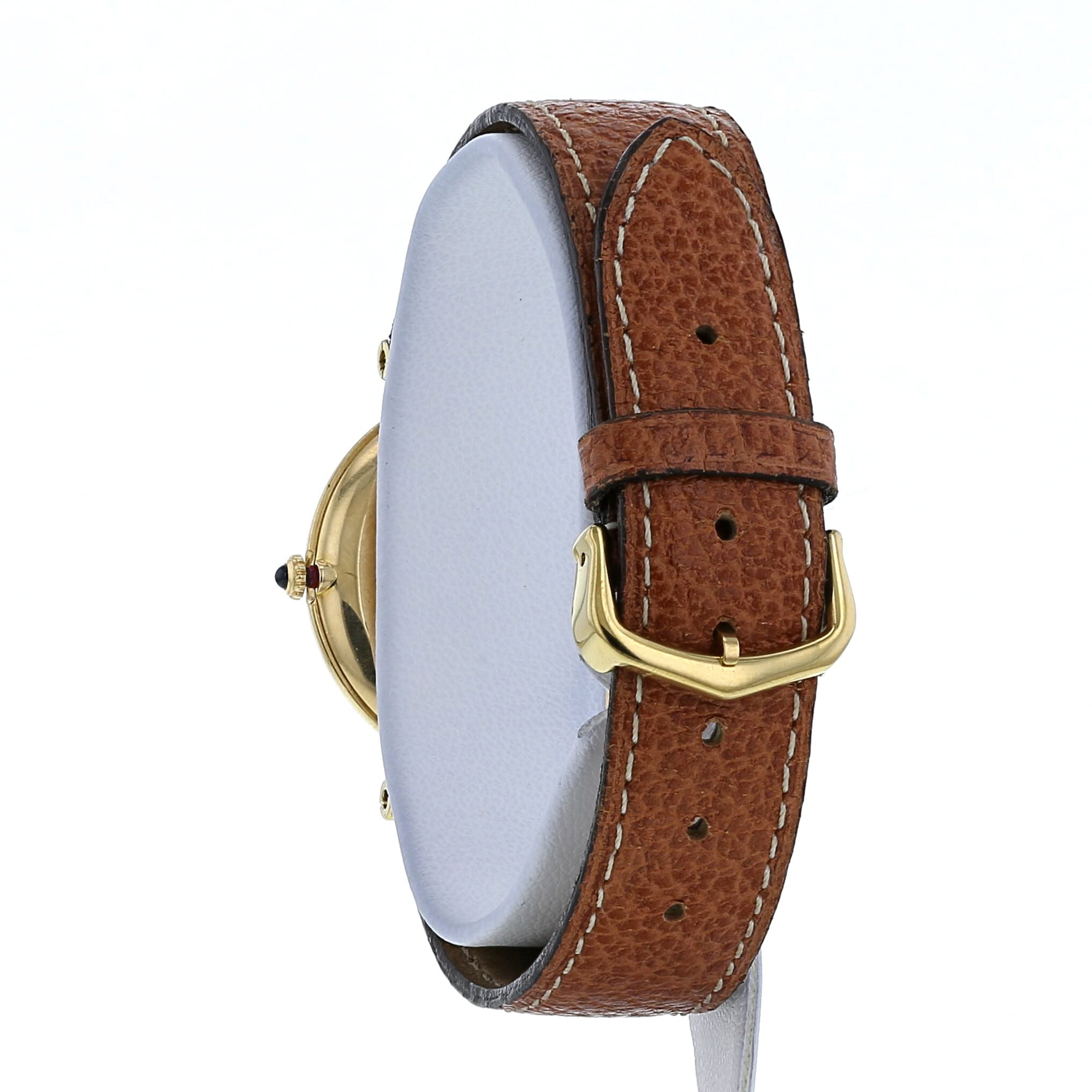 Cartier Vendôme watch in yellow gold Ref:  8100 Circa  1990 - Detail D3