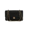 Chanel  Timeless Classic handbag  in black quilted grained leather - 360 thumbnail