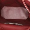 Salvatore Ferragamo backpack in burgundy quilted leather - Detail D3 thumbnail