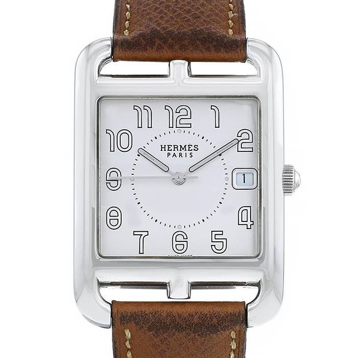 Hermes Cape Cod watch in stainless steel Ref:  CC1.810 Circa  2000 - 00pp