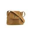 Bolso de mano Gucci Gucci Vintage en avestruz marrón - 360 thumbnail
