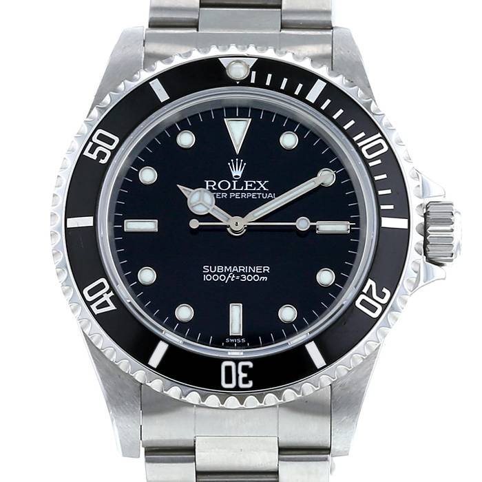 Reloj Rolex Submariner de acero Ref :  14060 Circa  1998 - 00pp